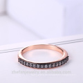 Schmuck 1-Dollar-Ring Rose Vergoldung